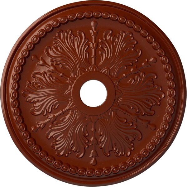 Ekena Millwork Winsor Ceiling Medallion (Fits Canopies up to 4"), Hnd-Painted Firebrick, 27 1/2"OD x 4"ID x 1 1/2"P CM27WIFIF - main